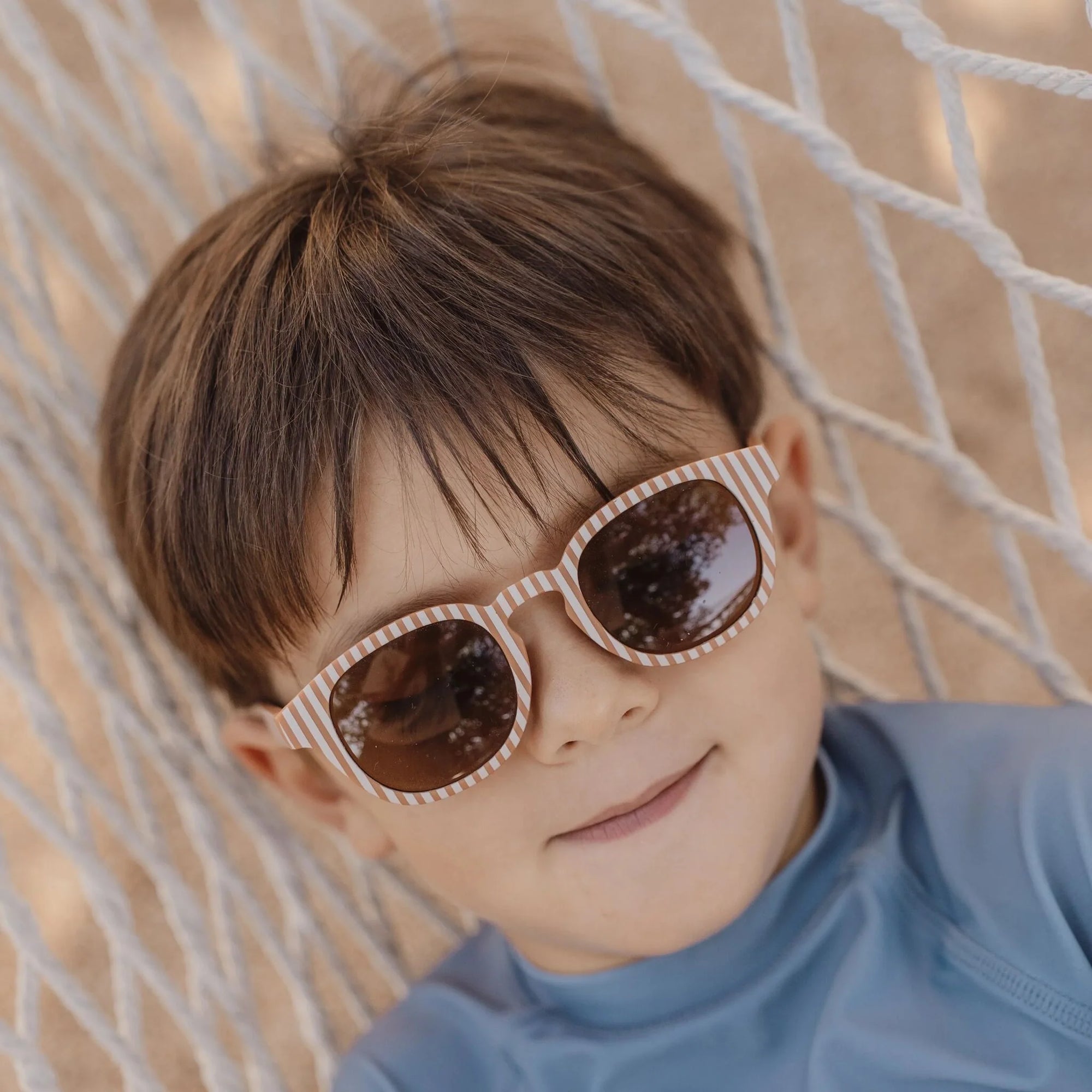 Occhiali da sole Brown Stripes - Little Dutch