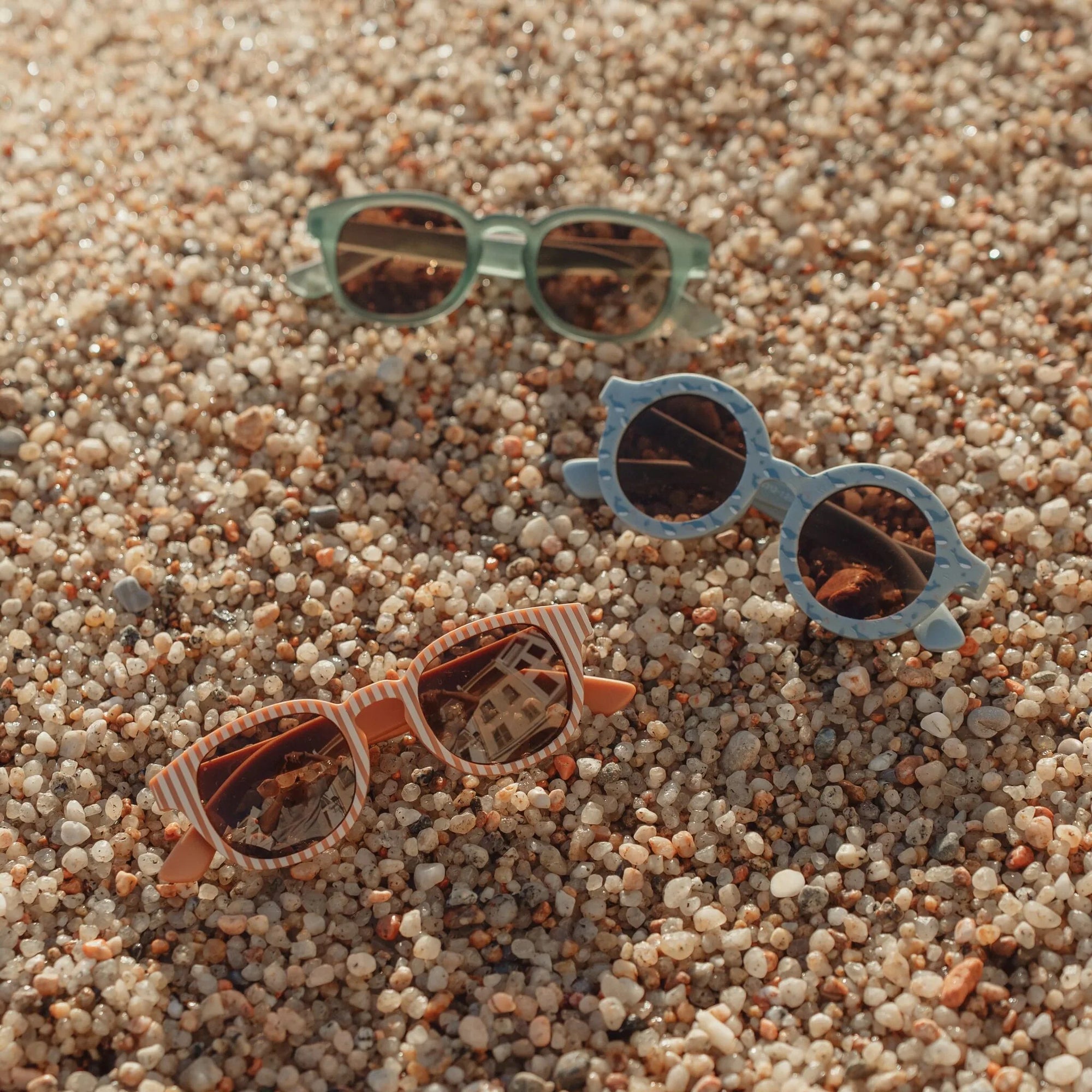 Occhiali da sole Brown Stripes - Little Dutch