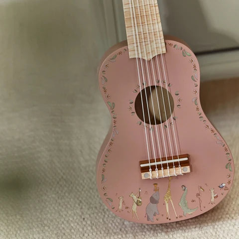 Chitarra in legno - Rosa - Safari Friends - Little Dutch