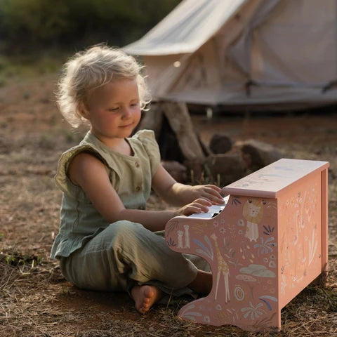 Pianoforte in legno - Safari Friends - Little Dutch