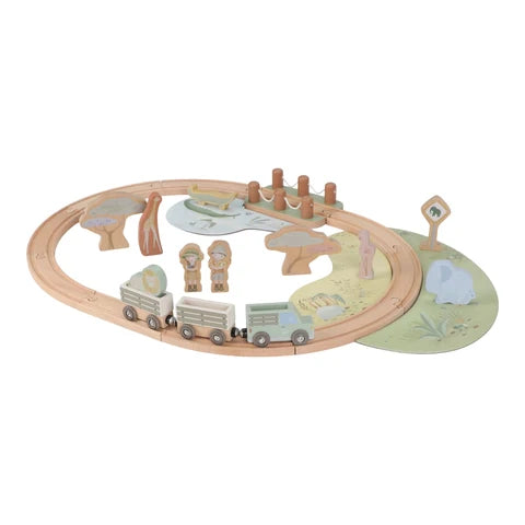 Pista Trenino in legno Safari - Little Dutch