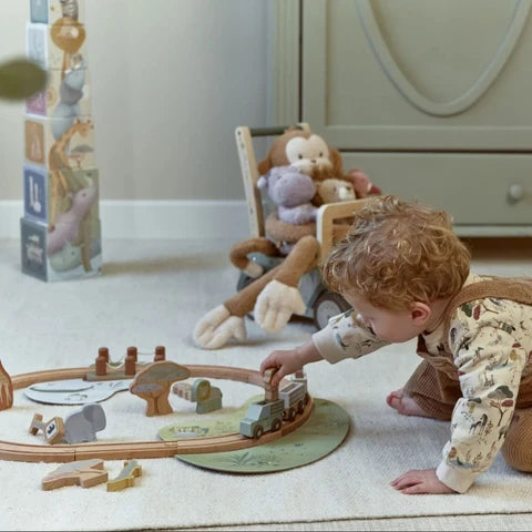 Pista Trenino in legno Safari - Little Dutch