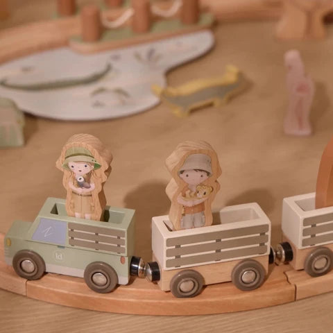 Pista Trenino in legno Safari - Little Dutch