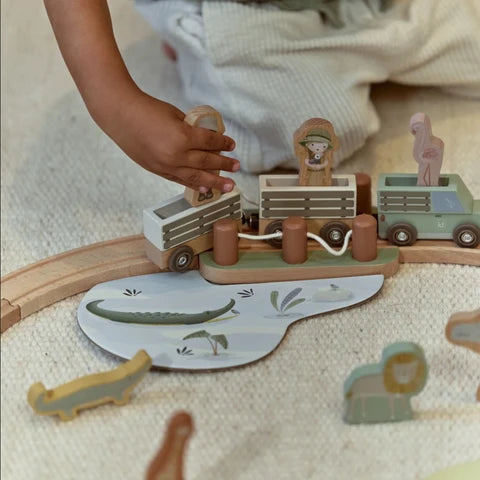 Pista Trenino in legno Safari - Little Dutch