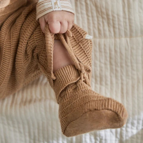 Babbucce lavorate a maglia - Little Dutch