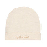 Cappello beige con ricamo - Little Dutch