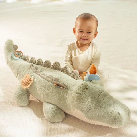 Peluche Attività Coccodrillo XL - Little Dutch