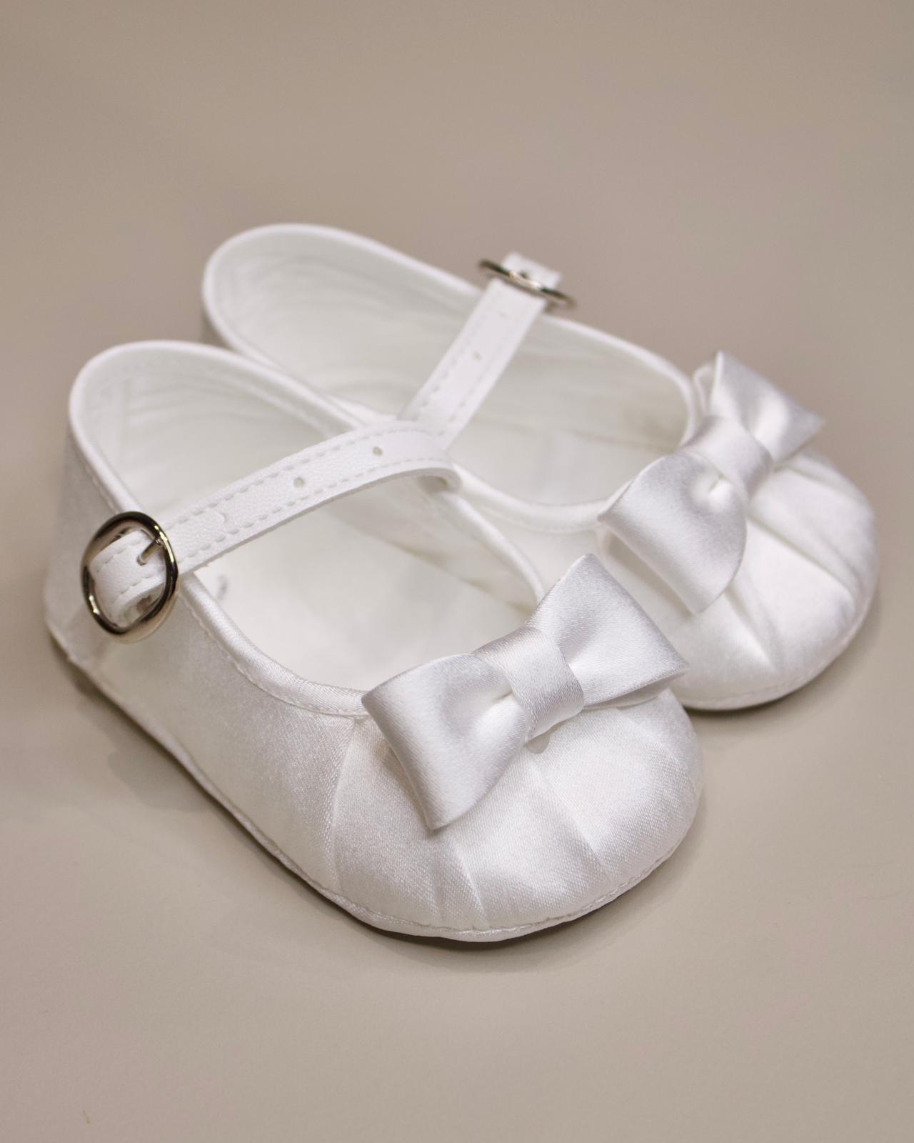 Scarpette Bianche con Fiocchetto - Minù