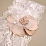 Fascetta in Pizzo Beige - Marlù