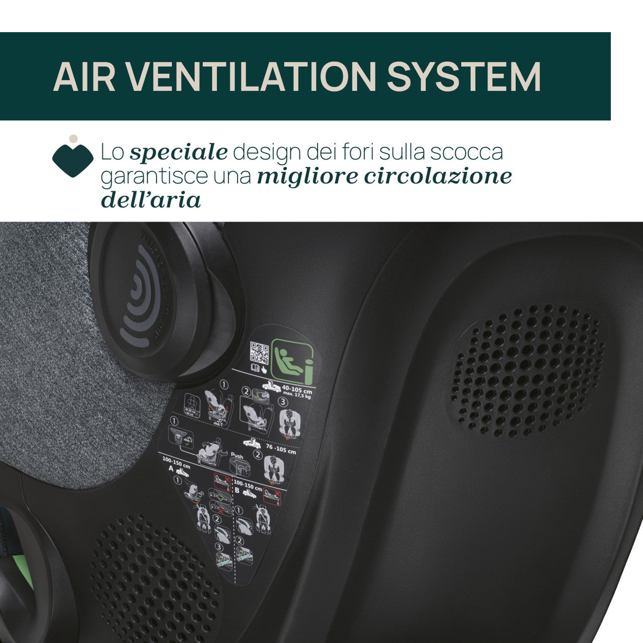 Bi-Seat i-Size Air e Base Full 360 i-Size - Chicco