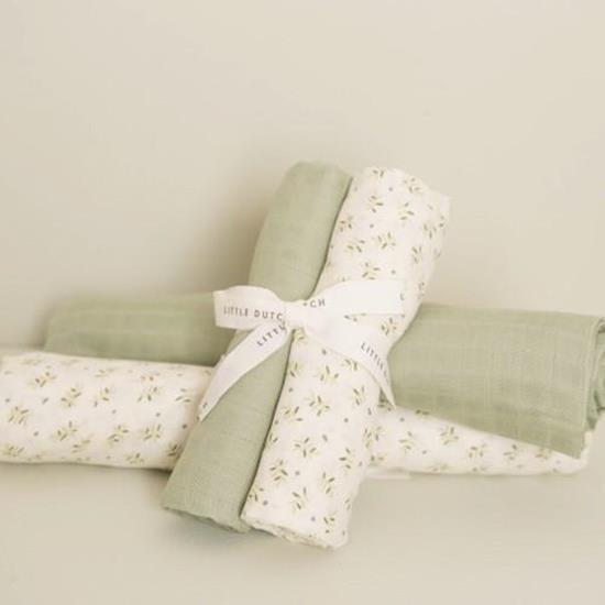 Coppia di mussole in cotone biologico - Little Dutch