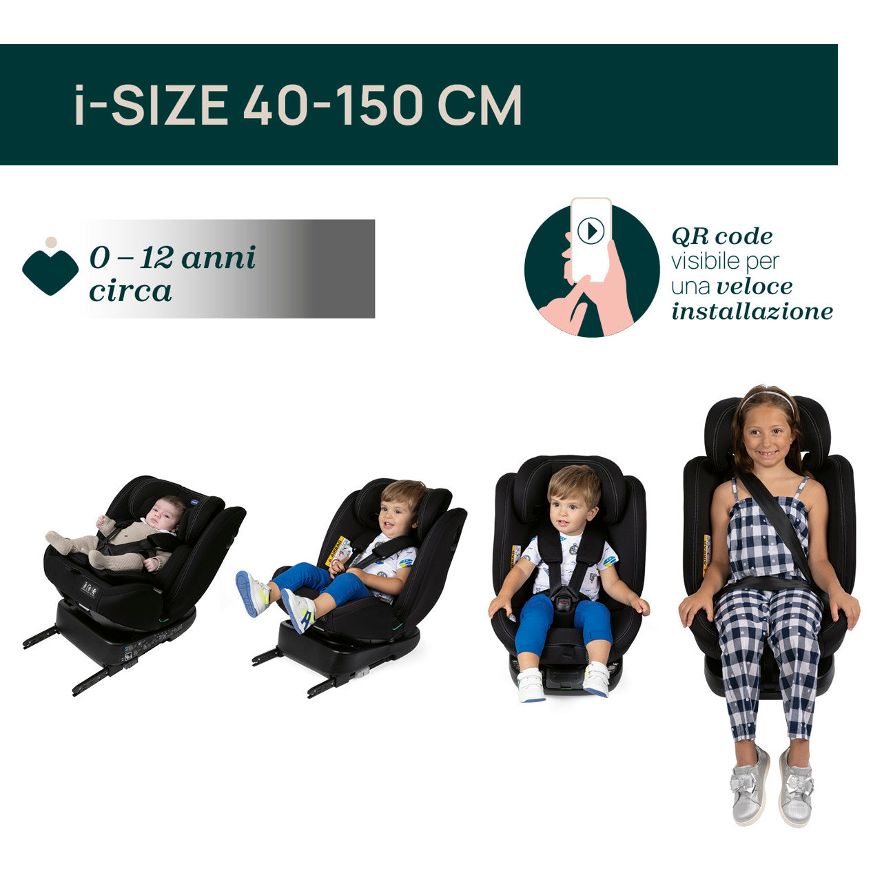 Seggiolino auto Unico Evo i-Size  - Chicco
