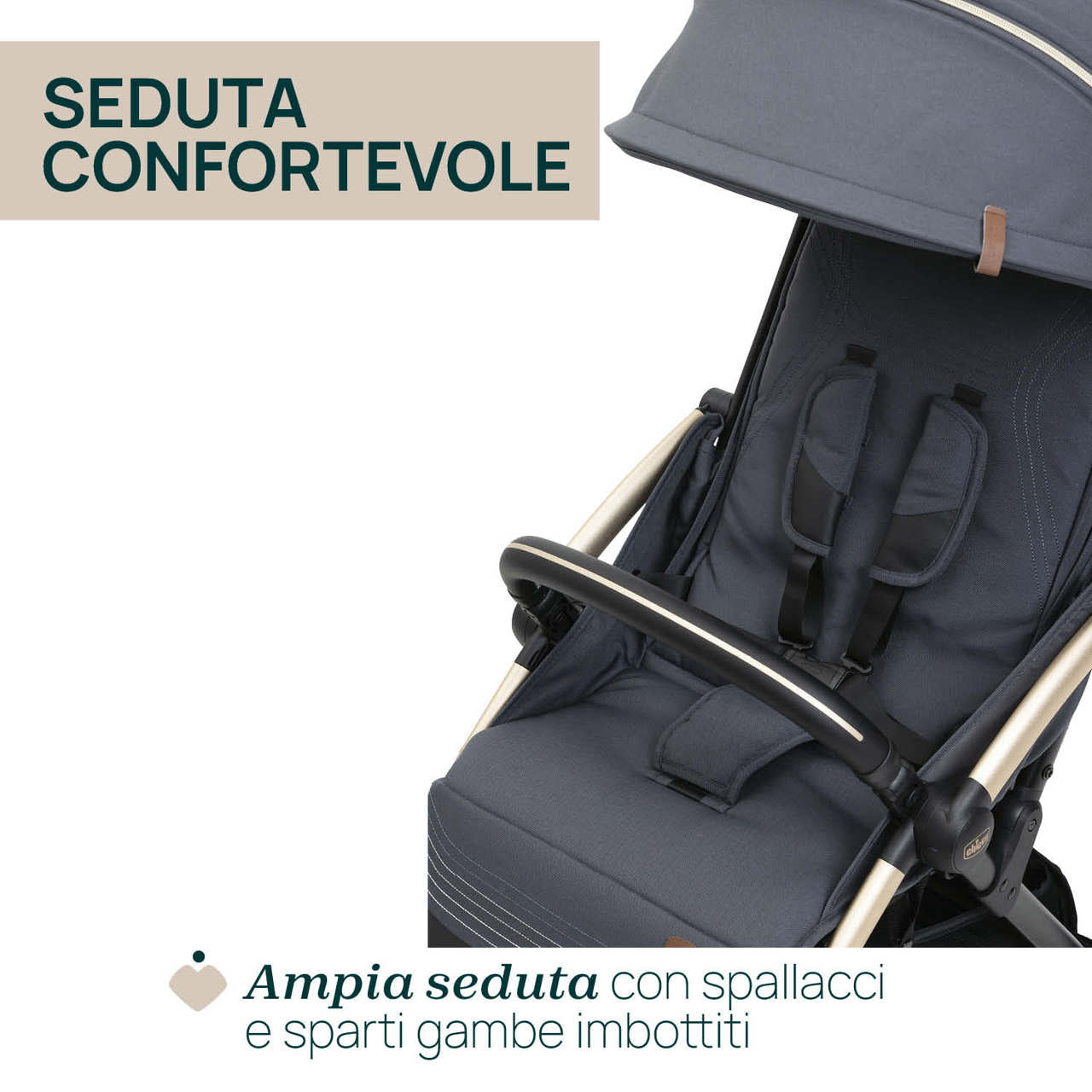 Passeggino Goody XPlus Dark Shadow - Chicco