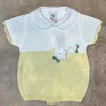 Pagliaccetto in filo corto Giallo - Marlù