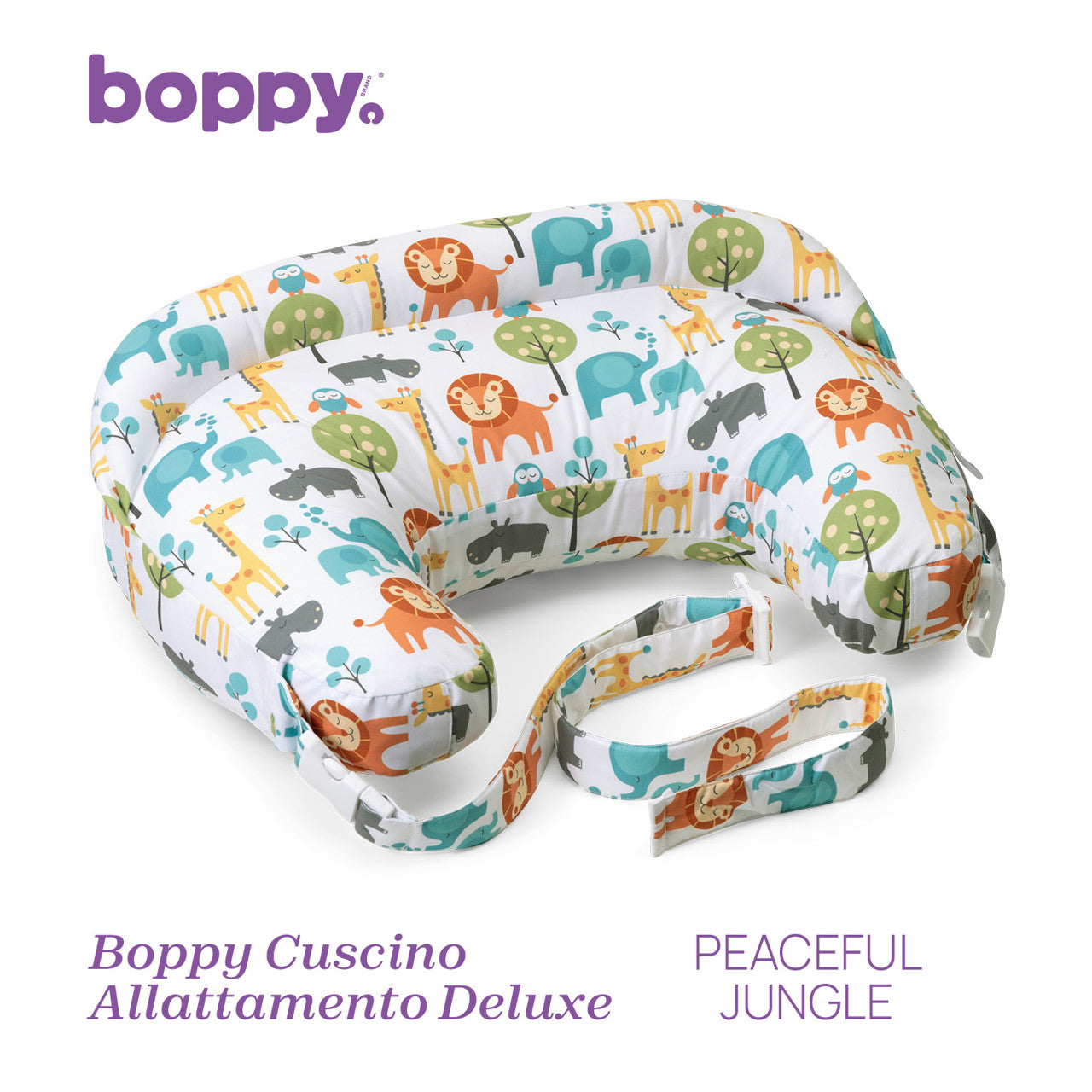 Cuscino allattamento Boppy Deluxe savana - Chicco