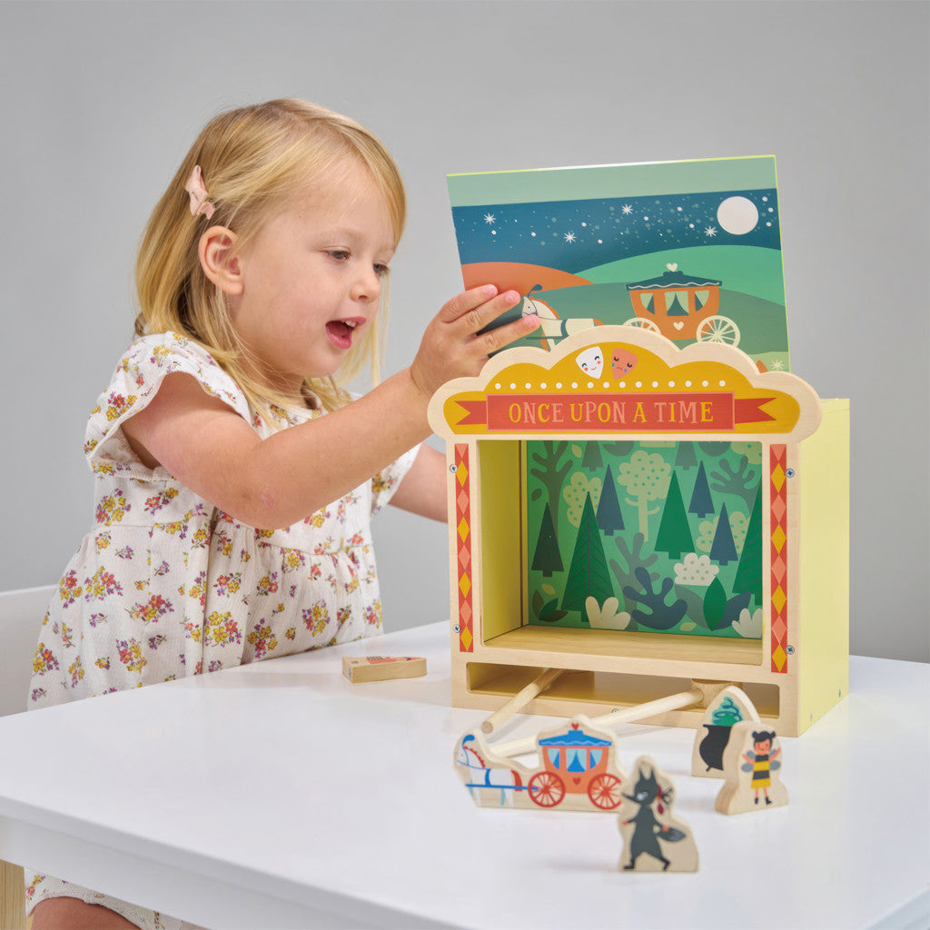 Teatro da tavolo in legno - Mentari Toys