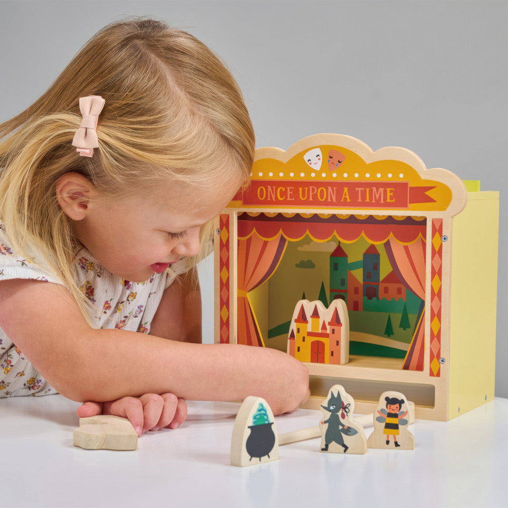 Teatro da tavolo in legno - Mentari Toys