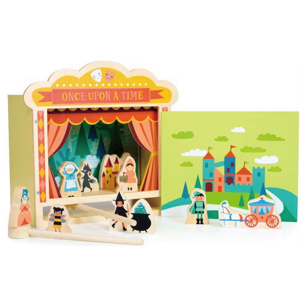 Teatro da tavolo in legno - Mentari Toys