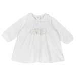 Vestitino elegante in cotone con fiori e strass - Chicco