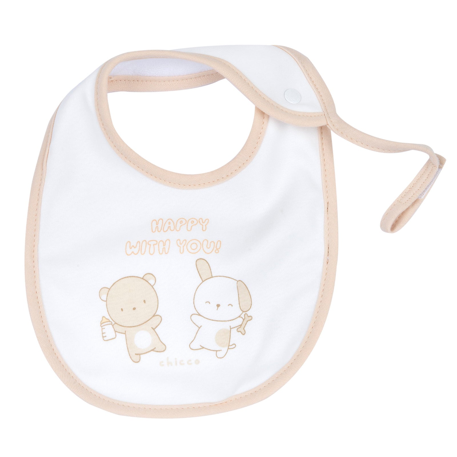 Bavaglino con Laccetto Porta Ciuccio - Chicco