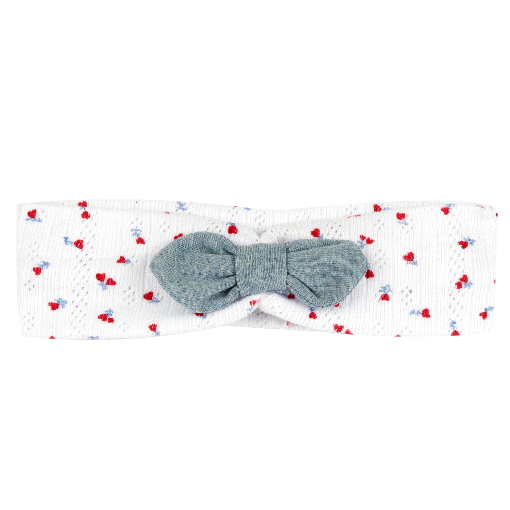 Fascetta con ricamo cuoricini e fiocchetto - Chicco
