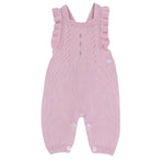 Salopette lunga in maglia rosa - Chicco