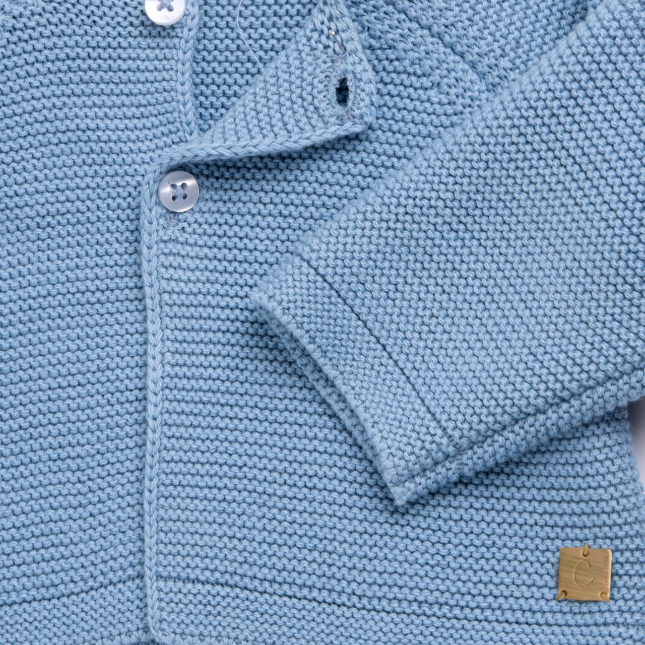 Cardigan in maglia con l'azzurro - Chicco