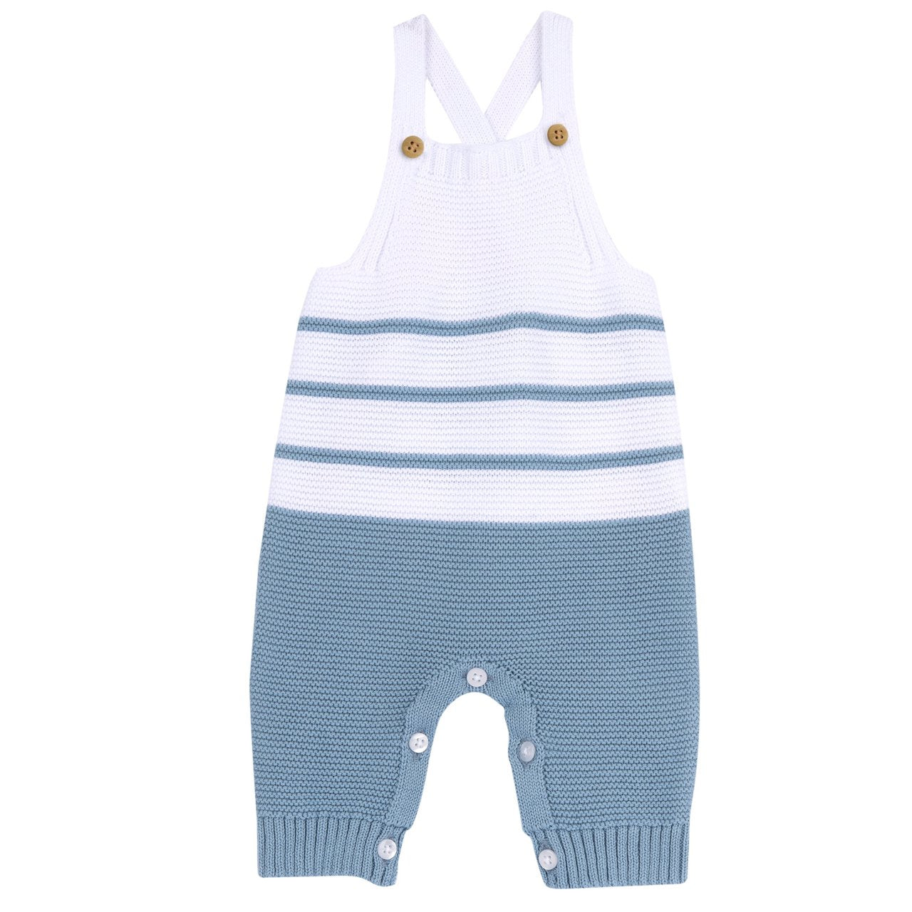 Set Body manica lunga e Salopette con l'azzurro - Chicco