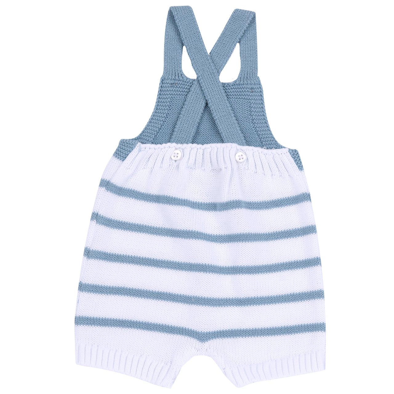 Set Body manica corta e Salopette corta con l'azzurro - Chicco