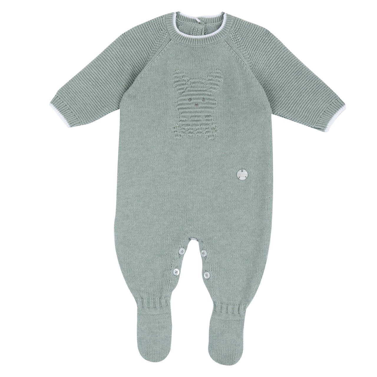 Tutina aperta interno gamba verde - Chicco