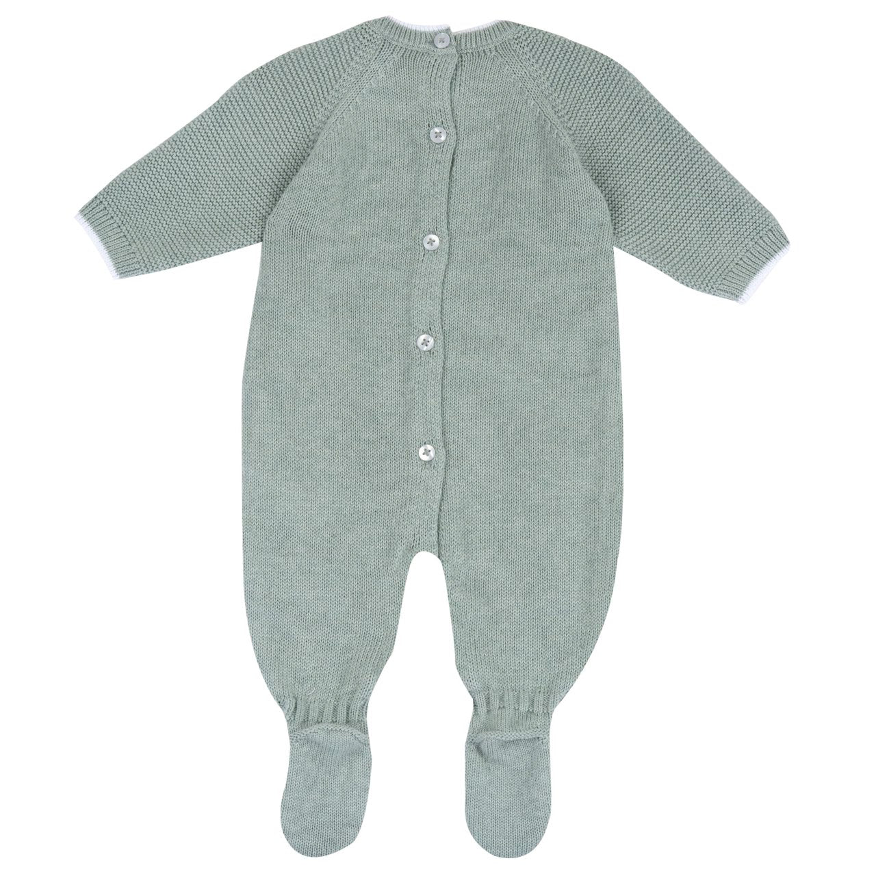 Tutina aperta interno gamba verde - Chicco