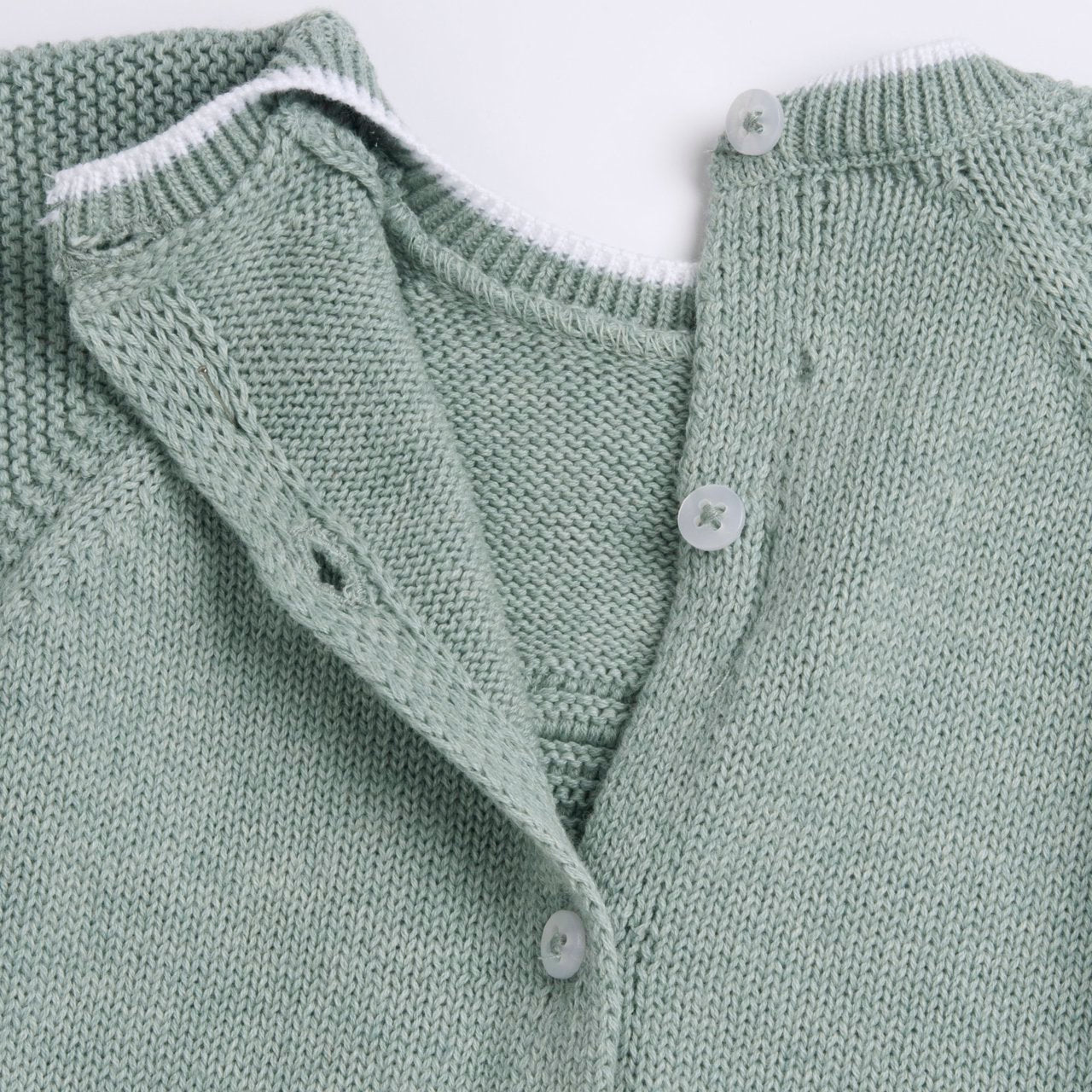 Tutina aperta interno gamba verde - Chicco