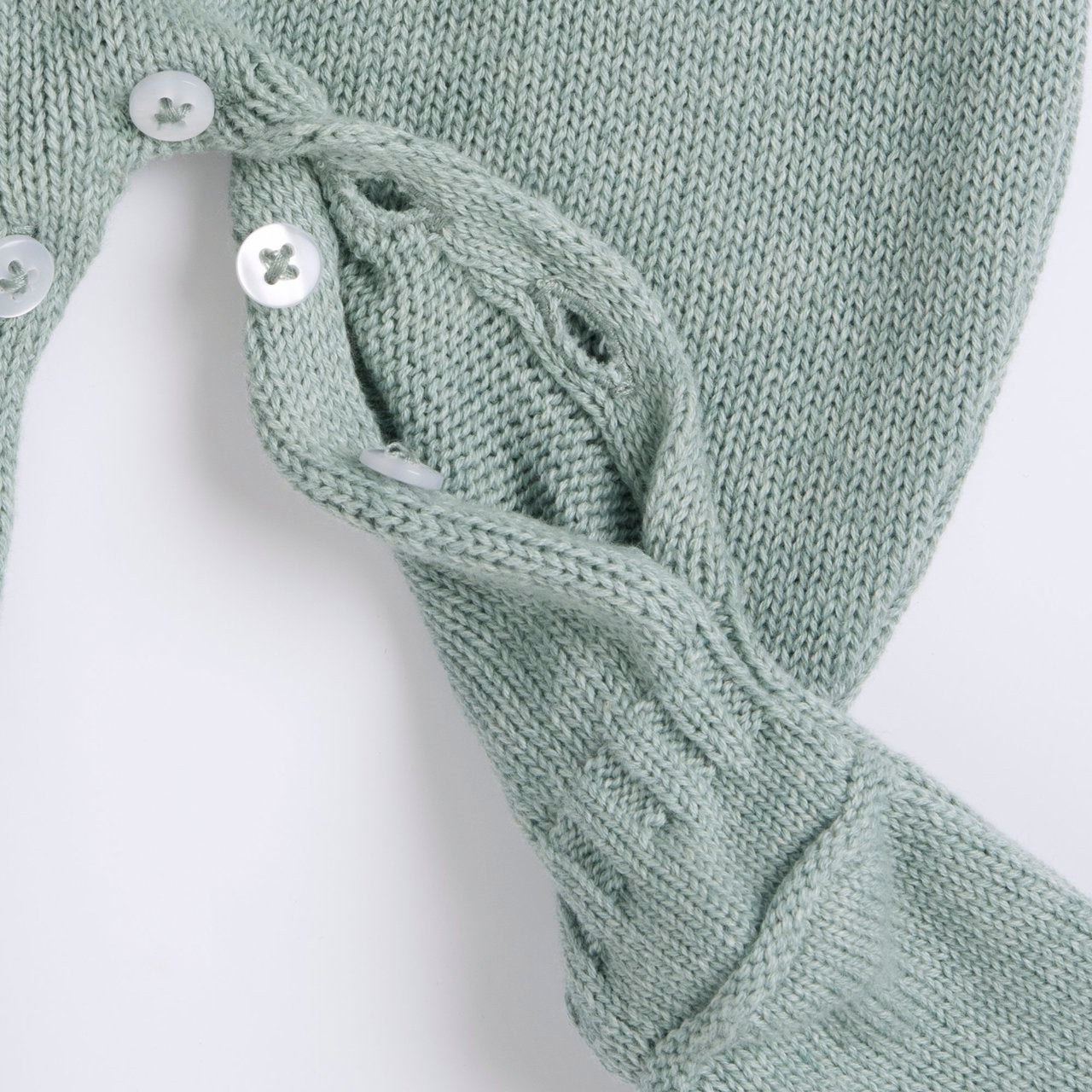 Tutina aperta interno gamba verde - Chicco