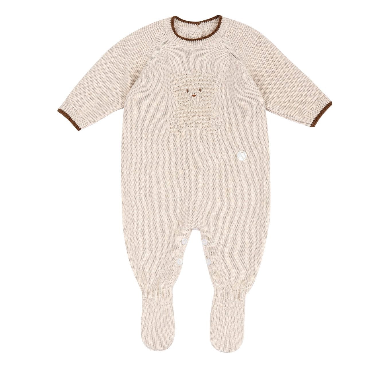 Tutina aperta interno gamba beige - Chicco