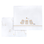 Set 2Pz Lenzuolino con ricamo - Chicco