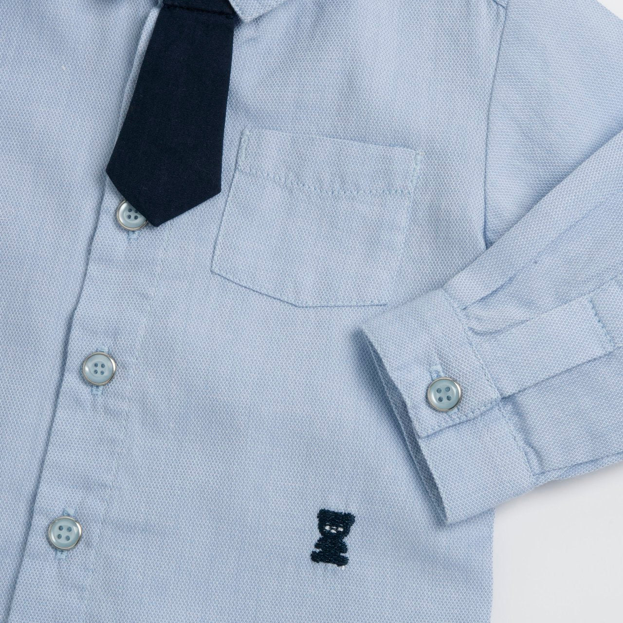 Camicia manica lunga con cravatta - Chicco