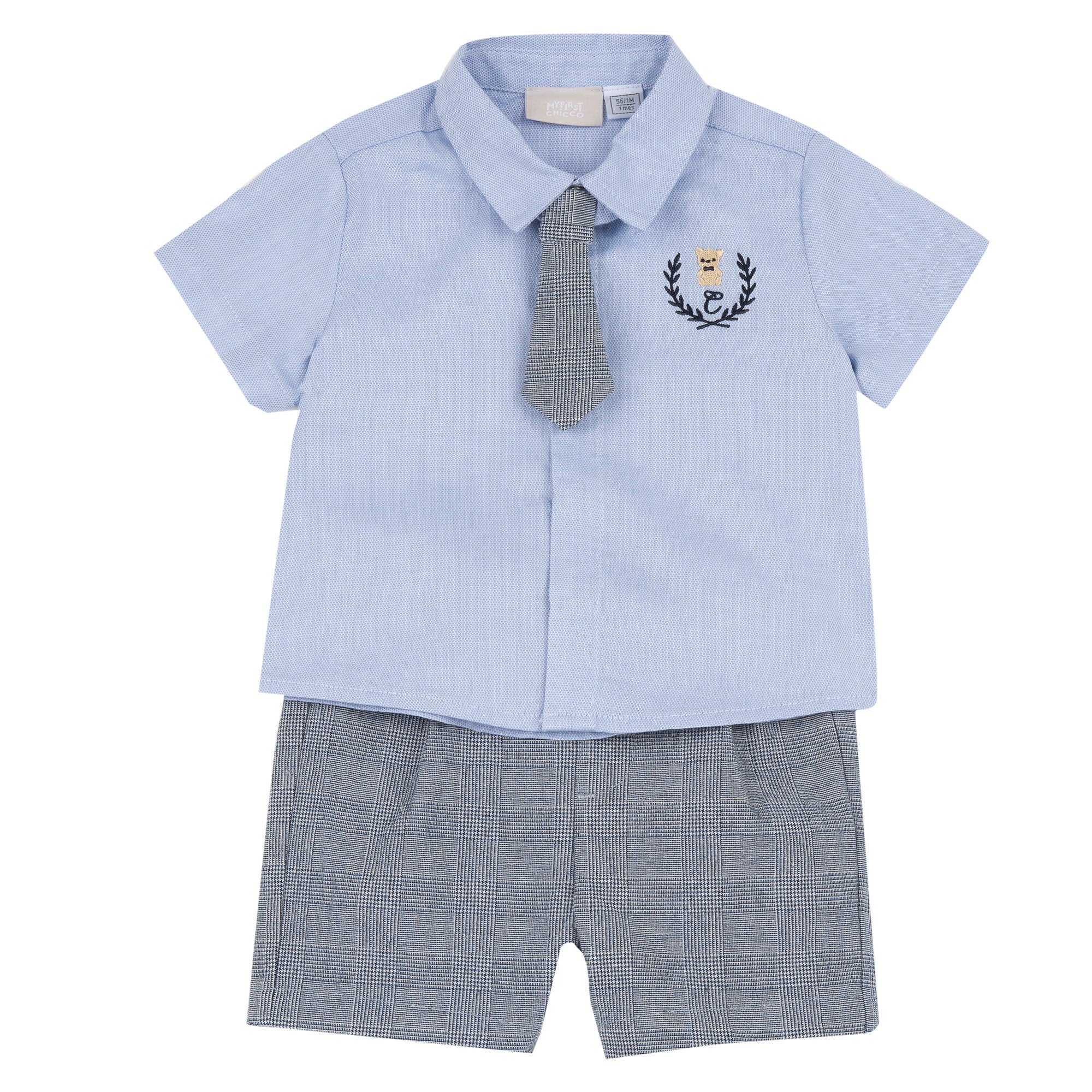 Completo camicia manica corta con pantaloni corti - Chicco