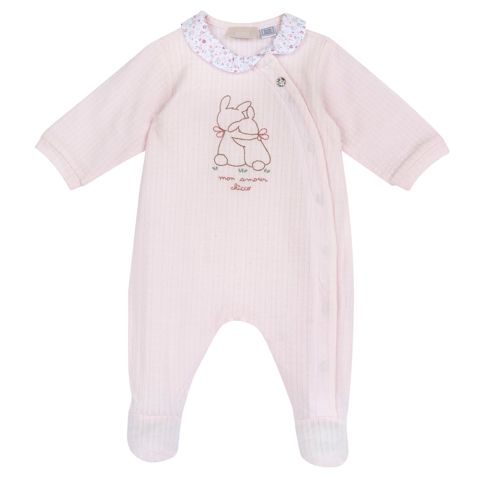 Tutina con piedini e ricamo - Chicco