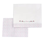 Set 2Pz Lenzuolino Rosa con ricamo - Chicco