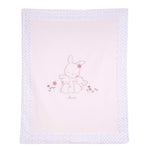 Copertina con ricamo rosa - Chicco