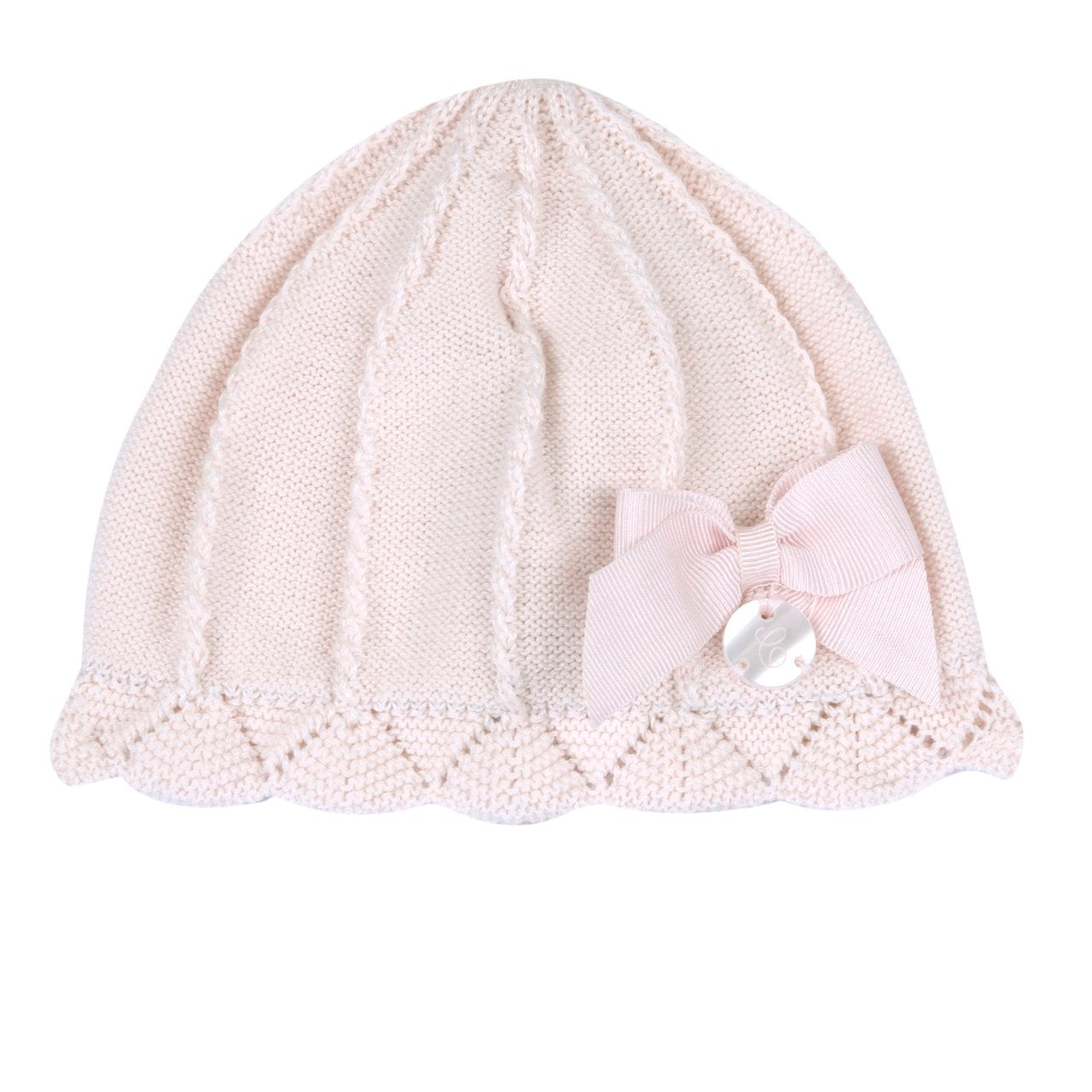 Cappello in maglia rosa - Chicco