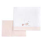 Set lenzuola carrozzina rosa - Chicco