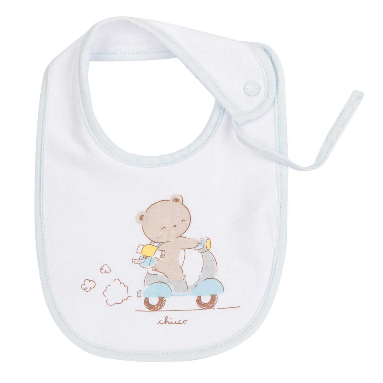 Bavaglino con laccetto porta ciuccio - Chicco