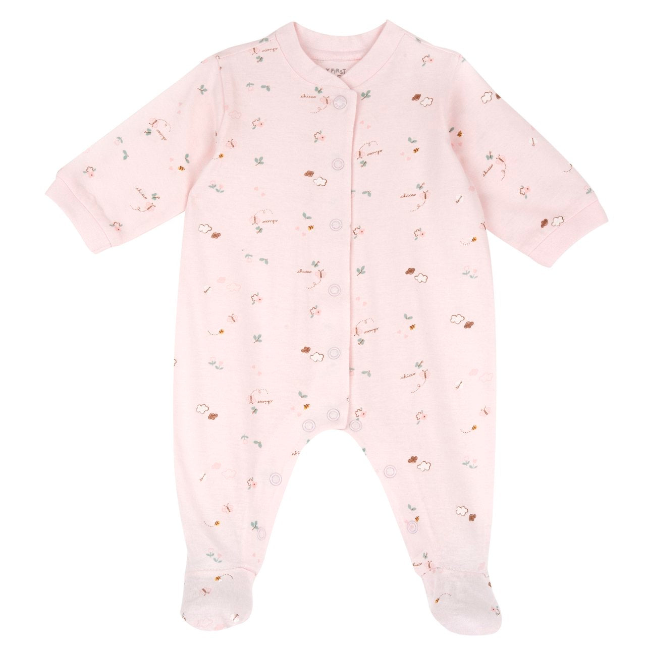 Tutina aperta davanti rosa - Chicco