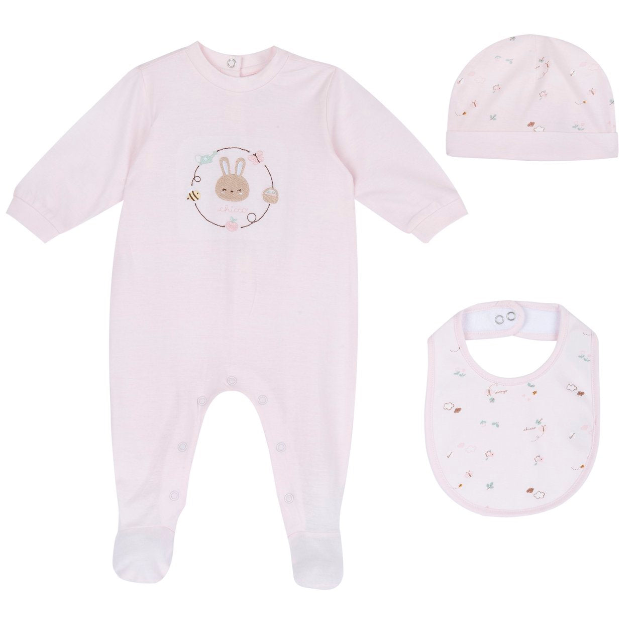 Set regalo con tutina cappello e bavaglino - Chicco