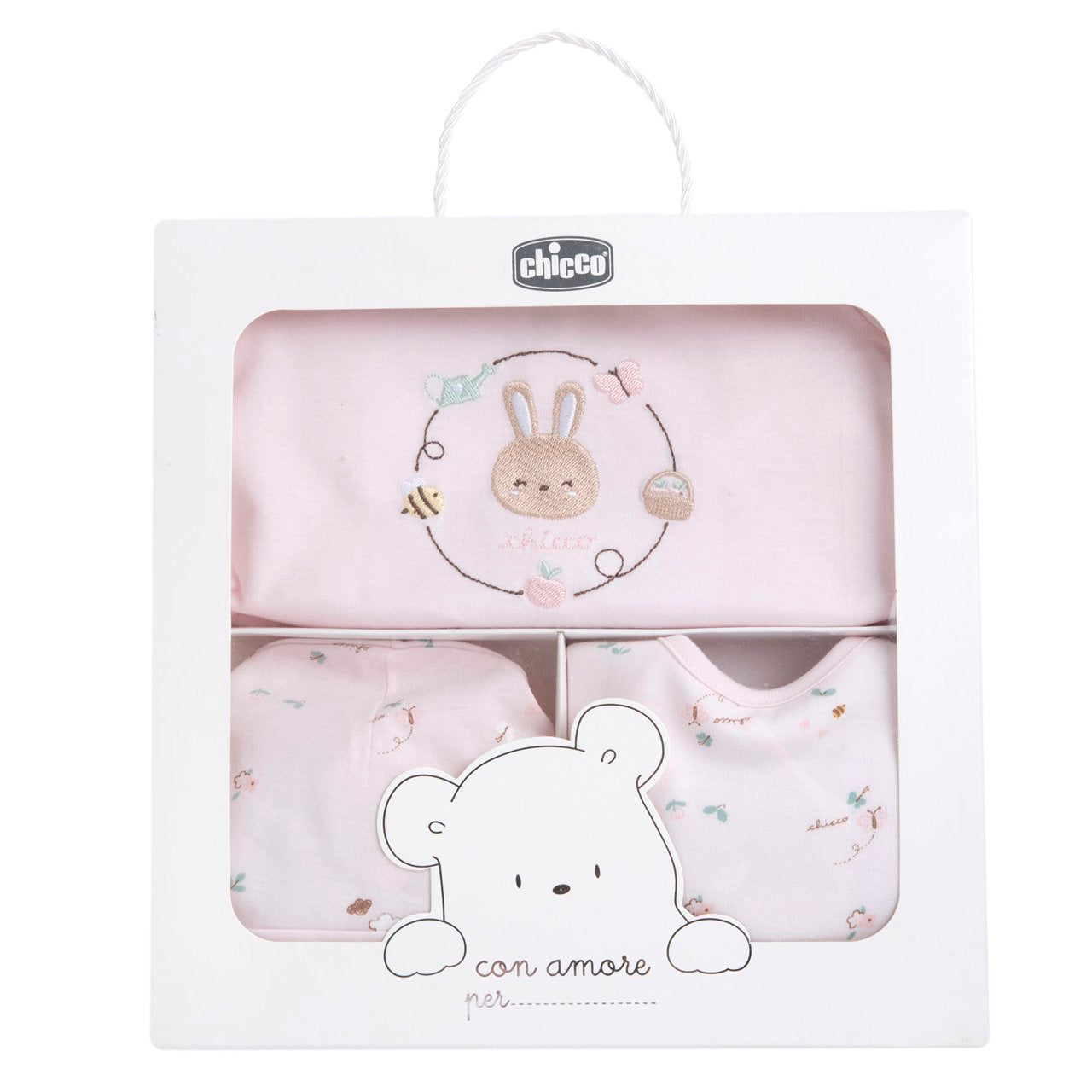 Set regalo con tutina cappello e bavaglino - Chicco