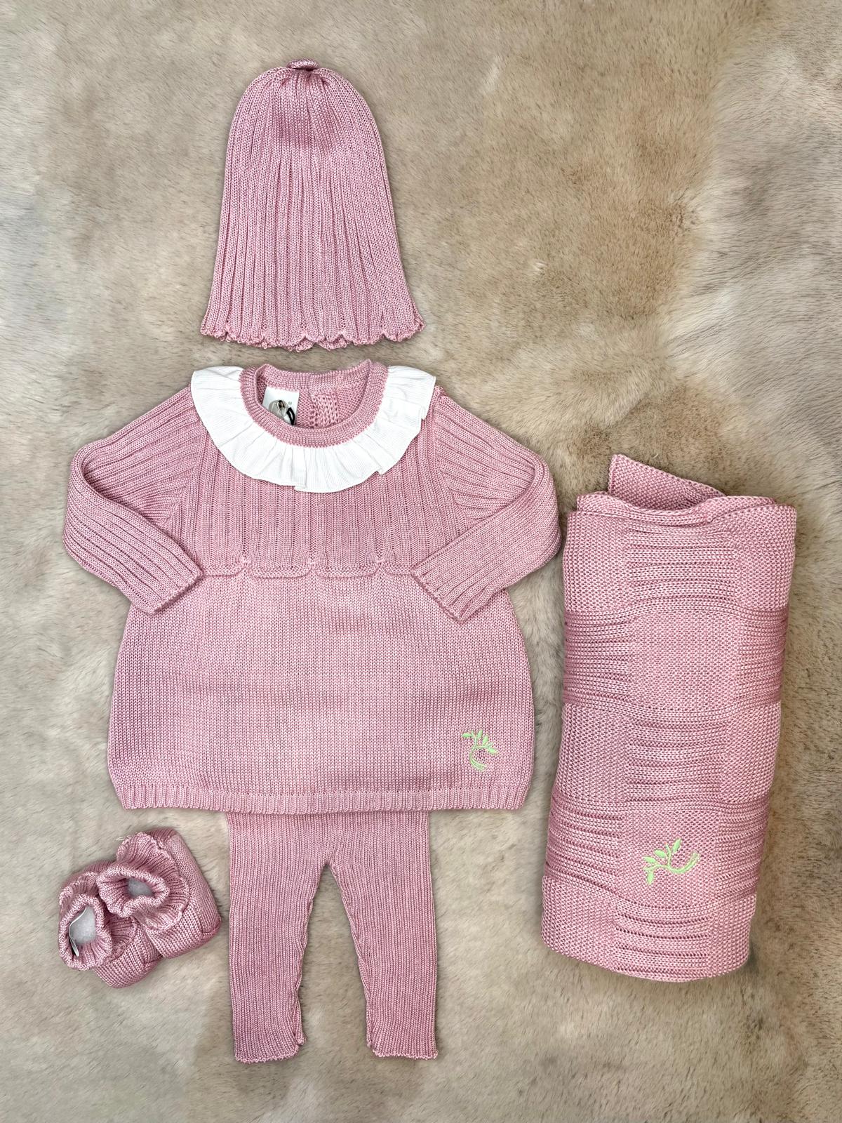 Set 5Pz Collezione "Radici" in rosa - Marlù