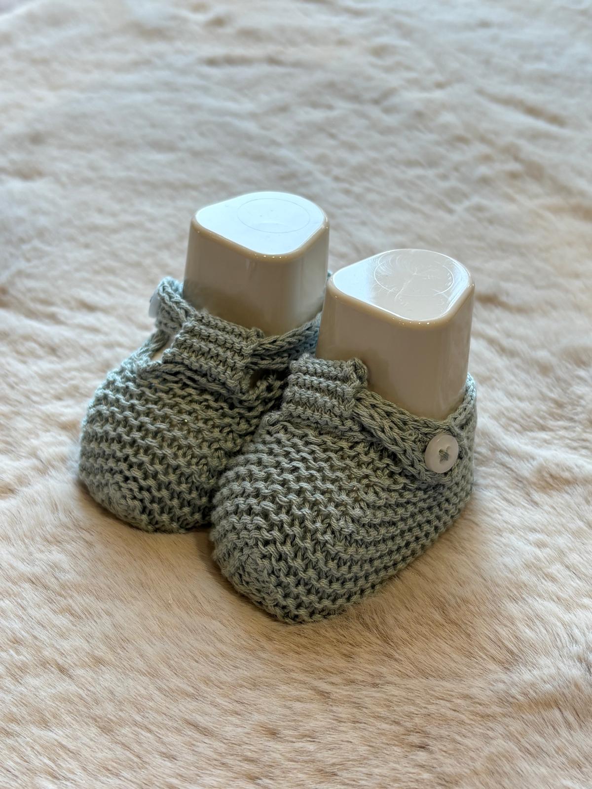 Babbucce in maglia verdi - Chicco