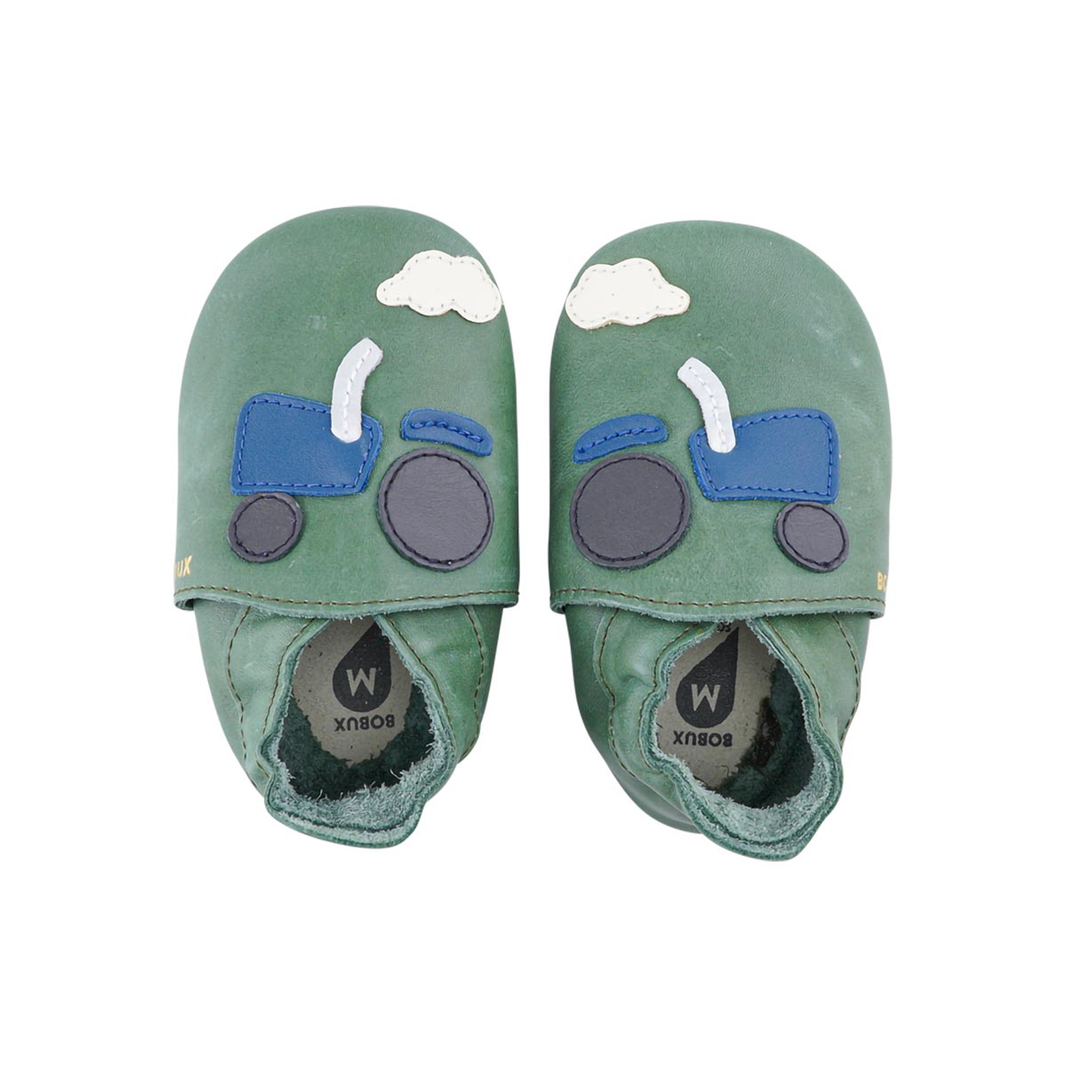 Soft Sole Tracks Olive - Bobux