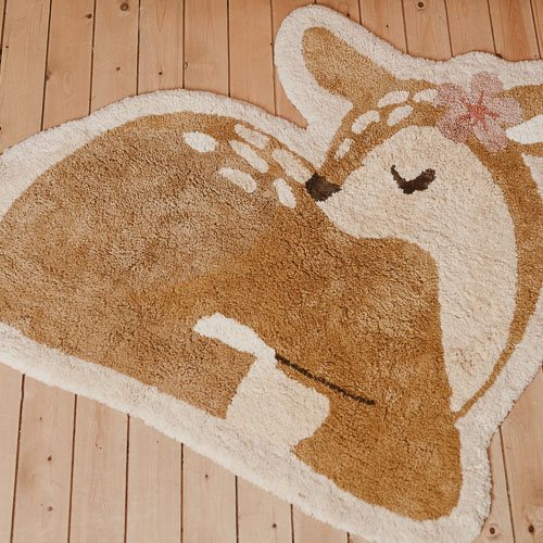 Tappeto Cerbiatto  103 x 110 cm  - Little Dutch